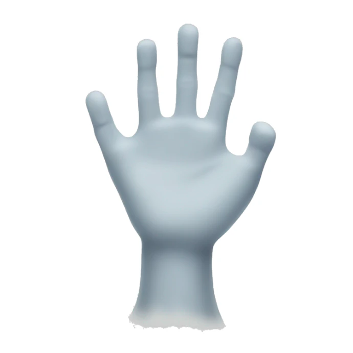 ghost hand sticker