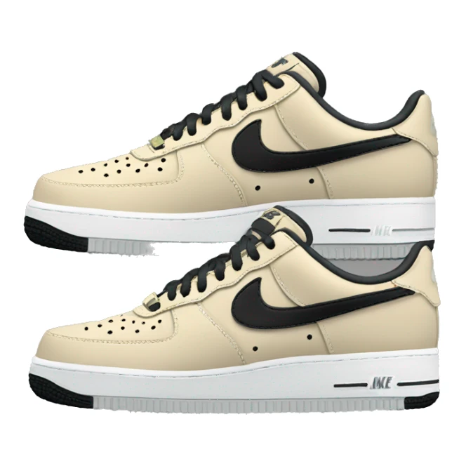 Nike airforce 1 color black sticker