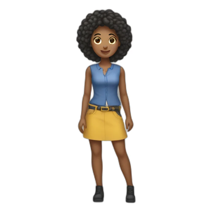 Femme qui rampe  sticker