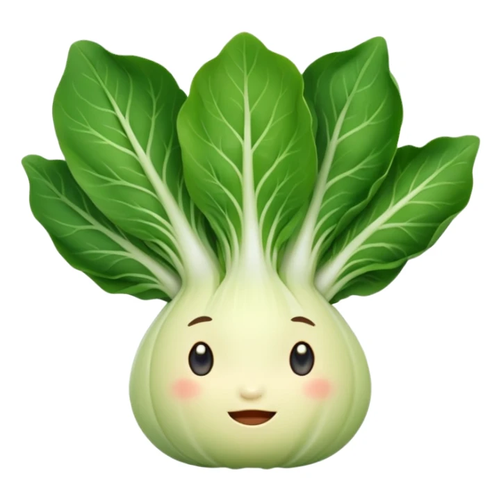 bok choy, cute expression sticker
