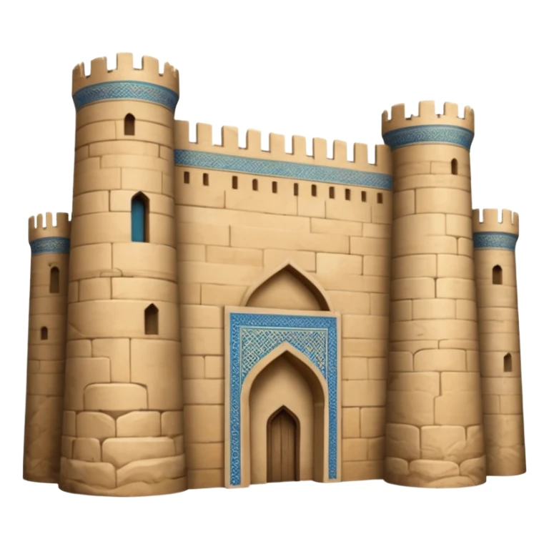 samarkand city walls, no frame sticker