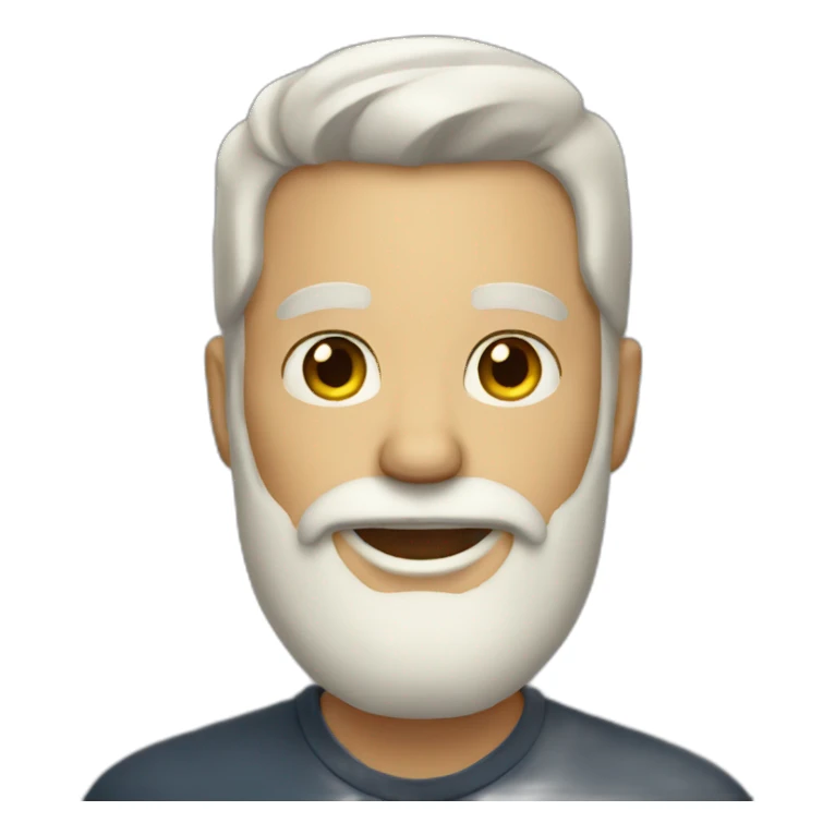 Man with light beard sticker