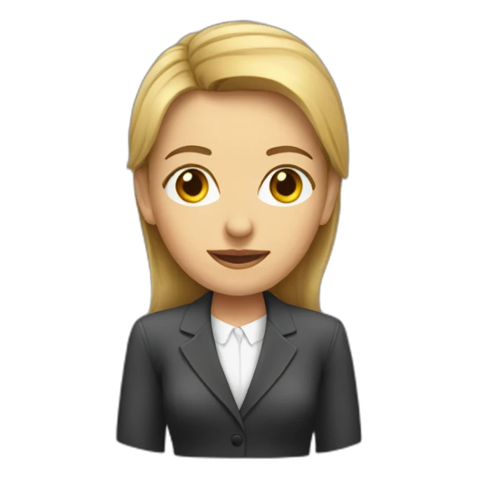 woman analyst sticker