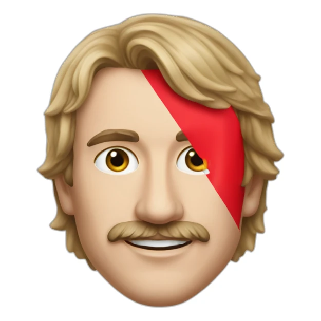 zbigniew boniek with polish flag sticker