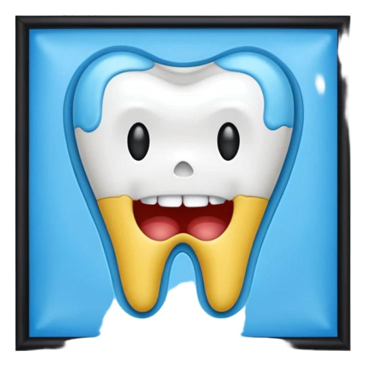 Aislamiento absoluto dental sticker