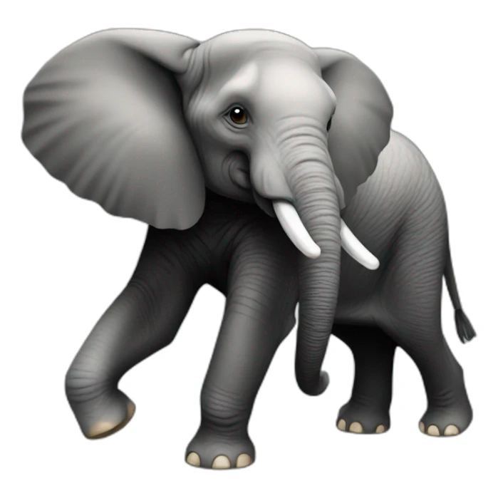 elephant-honeybadger sticker