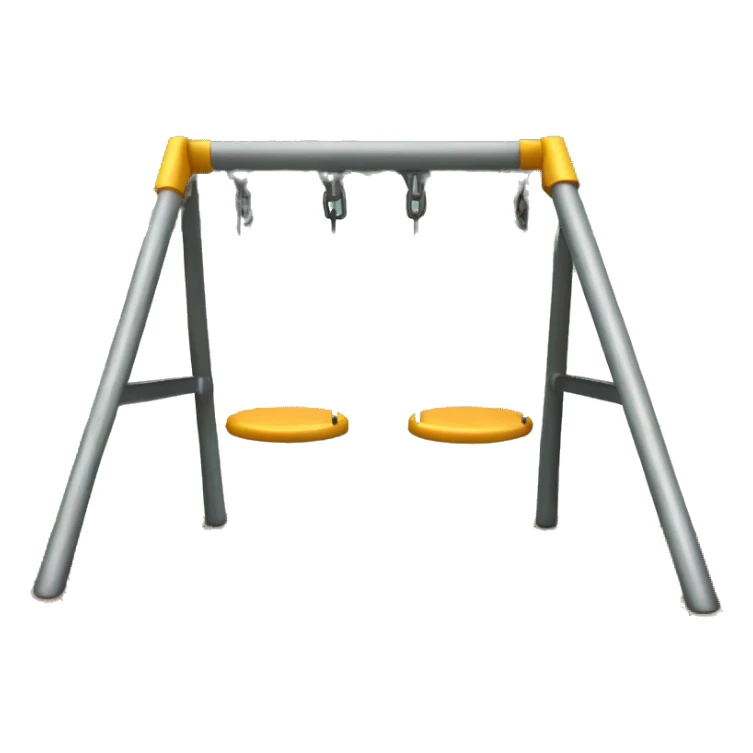 Metal swing set sticker