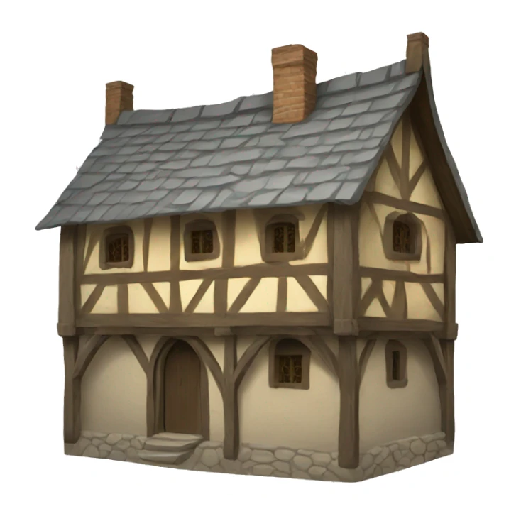 Medieval house sticker