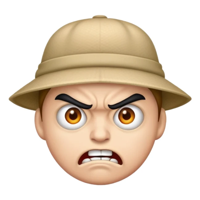 Angry and funny combo sticker