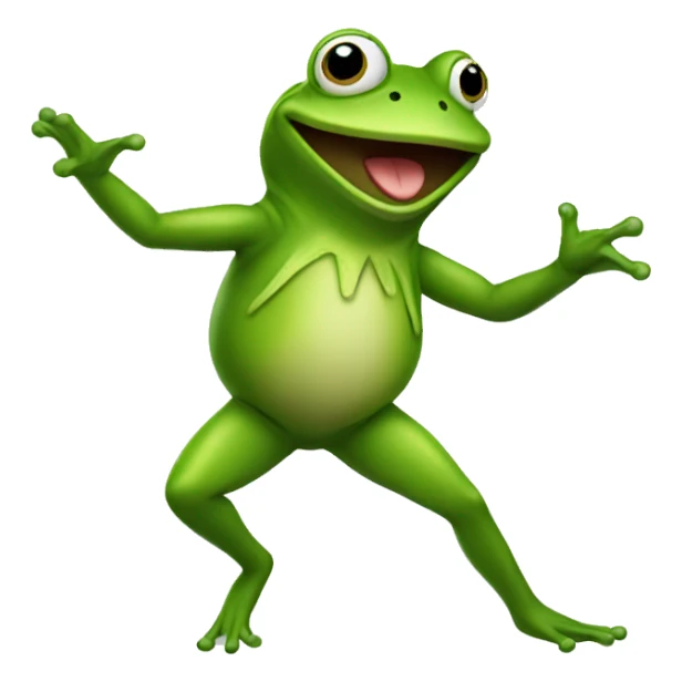 frog dancing  sticker