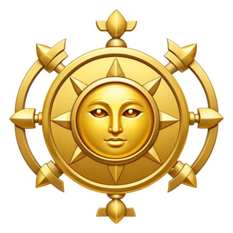 A talisman for immense wealth sticker