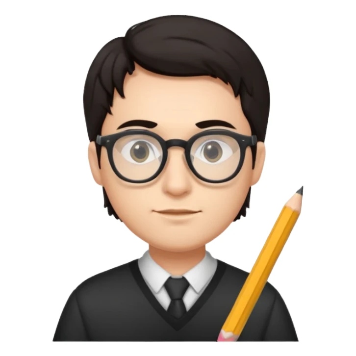 Illustrator man sticker