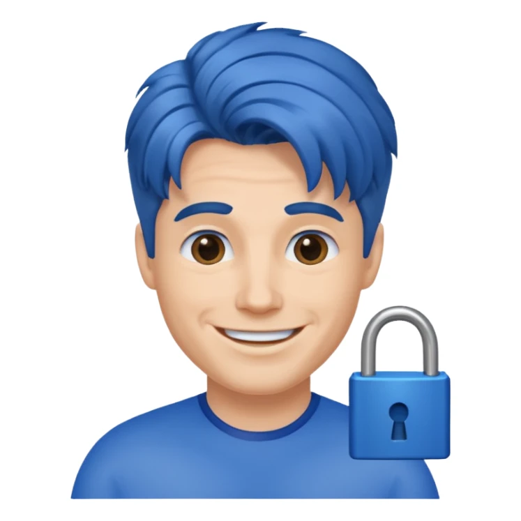 blue locktaki michael kaiser emojisini yap sticker