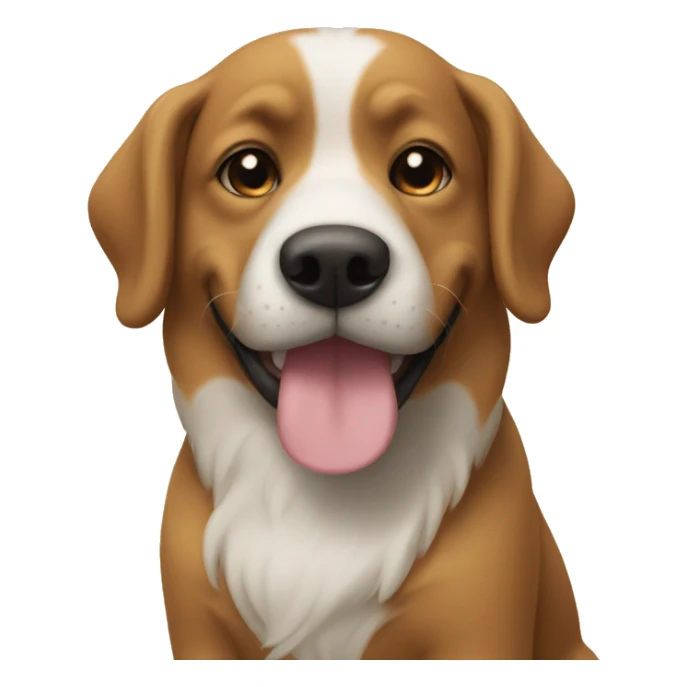 Dog saying peace  sticker