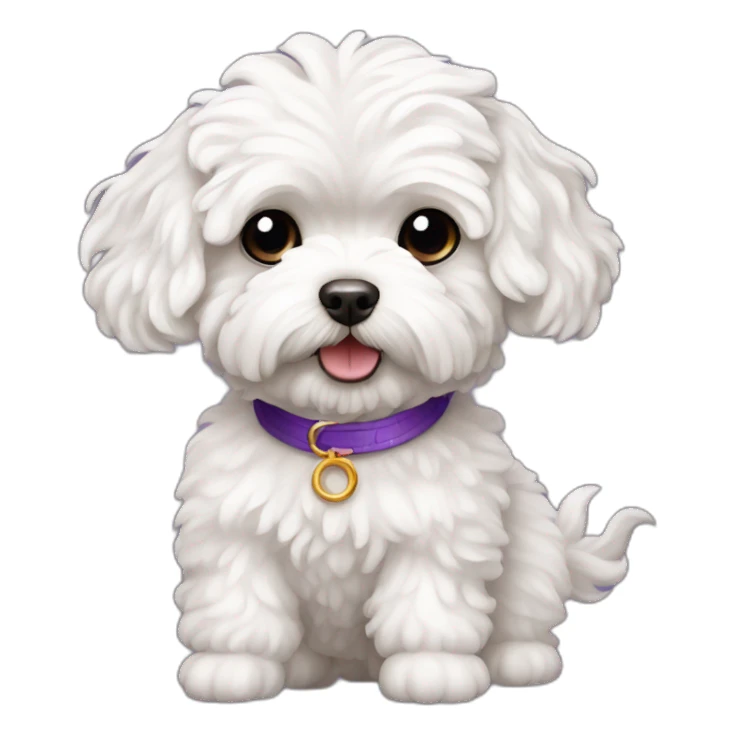 sorcerer white maltipoo sticker