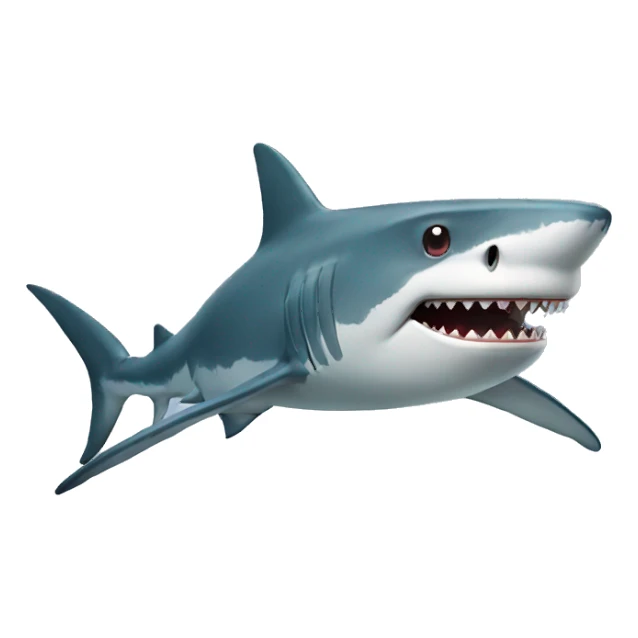 Shark whit cloud sticker