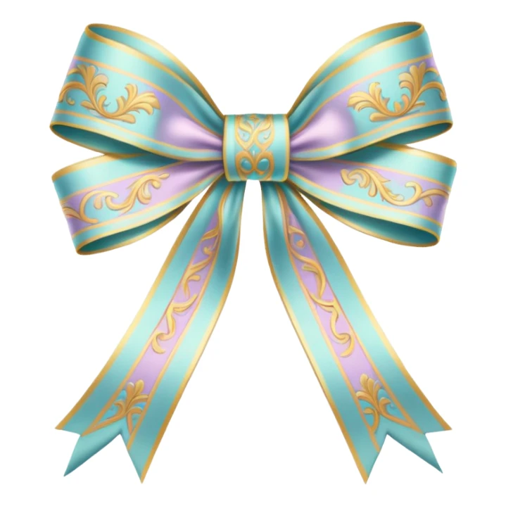 rococo ribbon  sticker