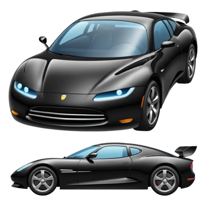 invisible black car sticker