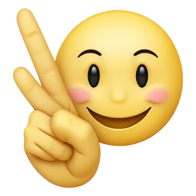Smile face with middle finger  sticker