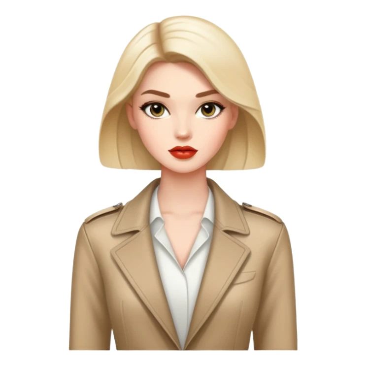 runway model, confident pose, fashion theme sticker