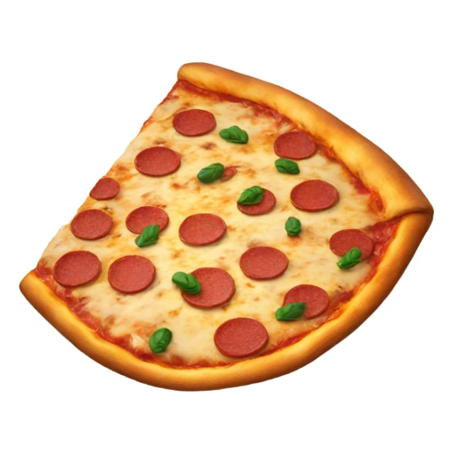 Christmas pizza sticker