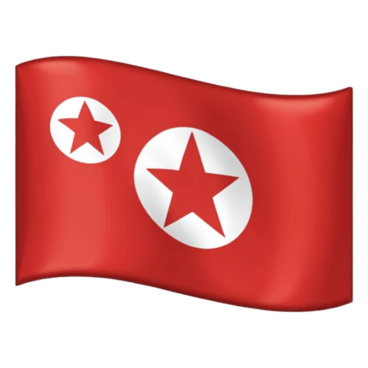 North Korea Flag sticker