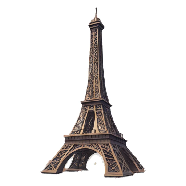 Eiffel Tower with Lights sticker