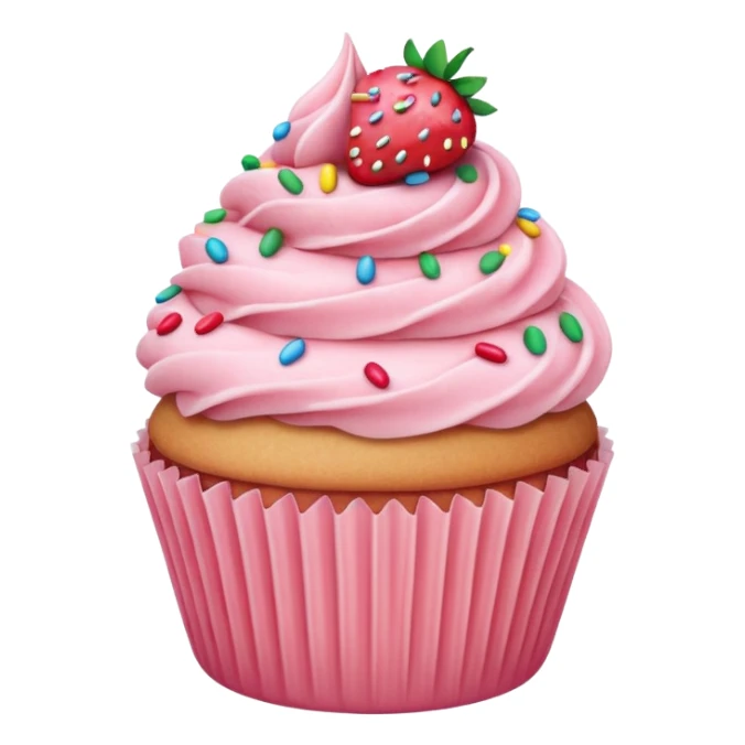 Strawberry cupcake  sticker