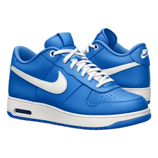 blue Nike sneaker sticker