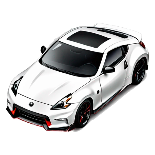 Make a white 370z nismo 2020 sticker