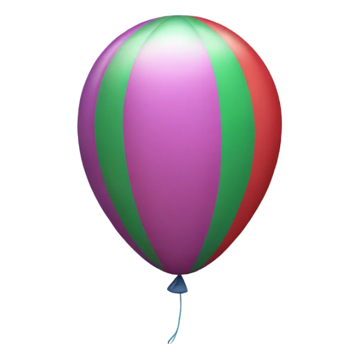 5 balloon sticker
