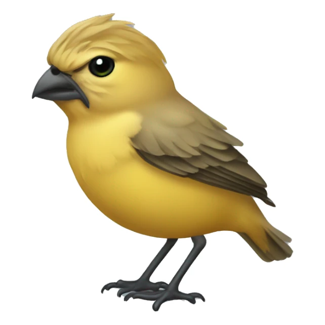 Atlantic canary with monocle sticker