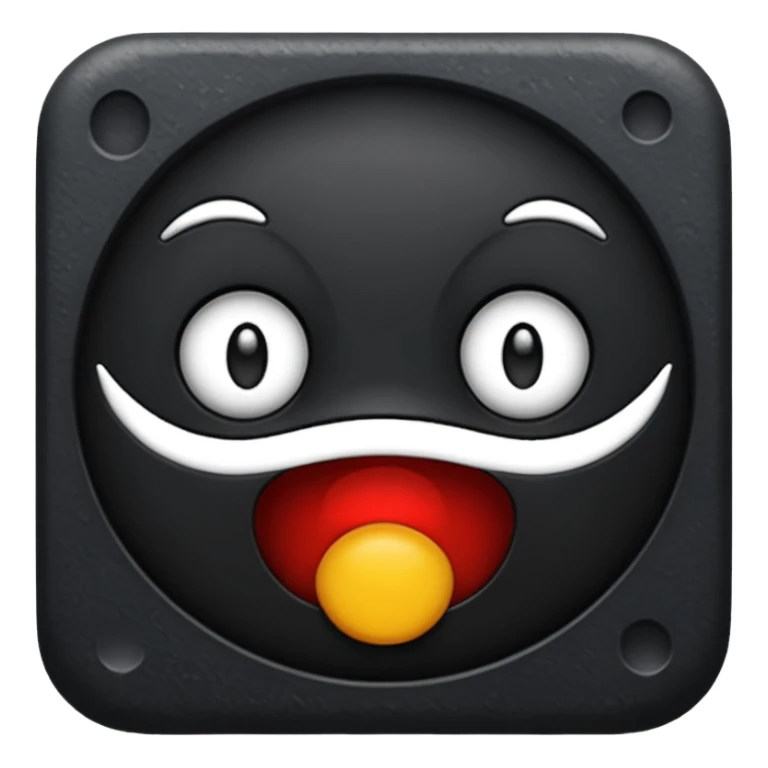 Gamcha black  sticker