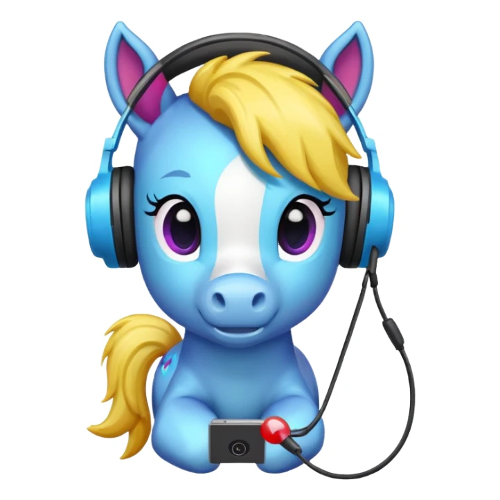 gamer pony sticker