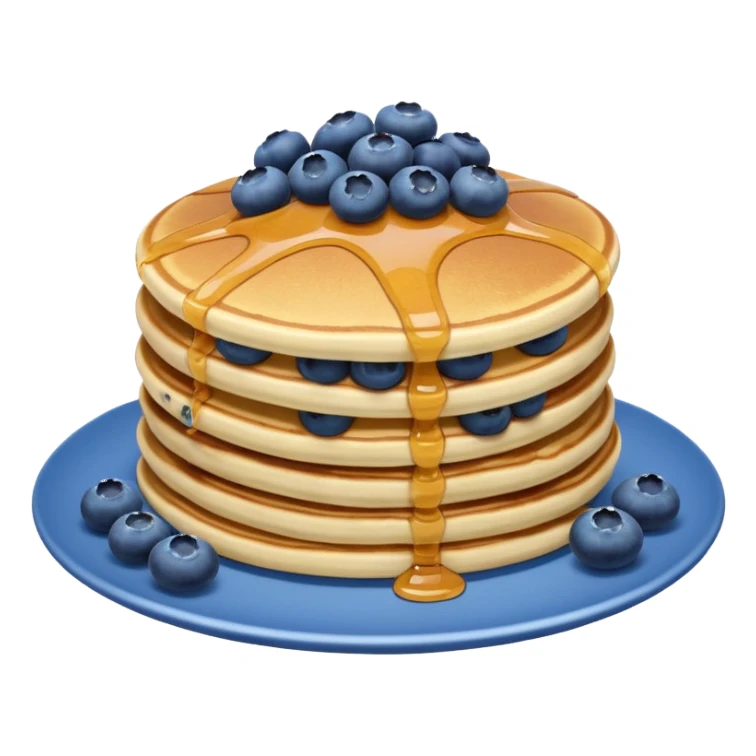 Blueberry pancakes  sticker