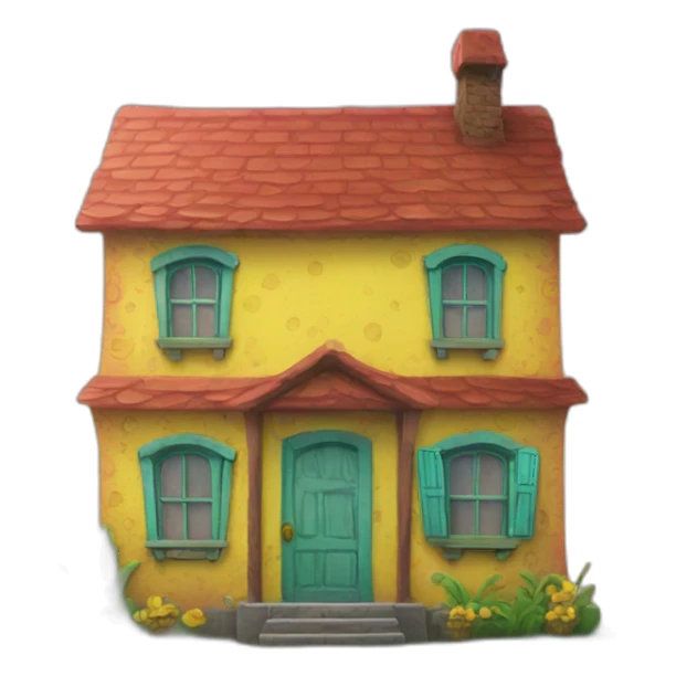 Spongebob's house sticker