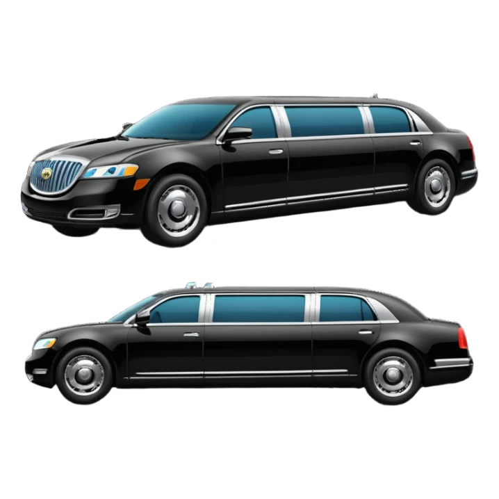 luxury self driving limo sticker