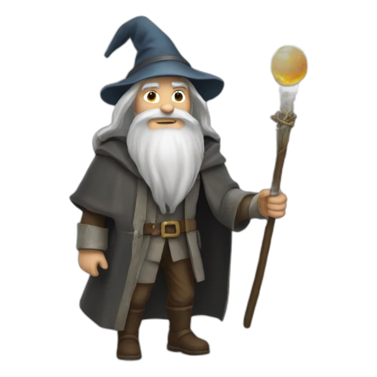 Dumbledor qui lance un stupefix sticker