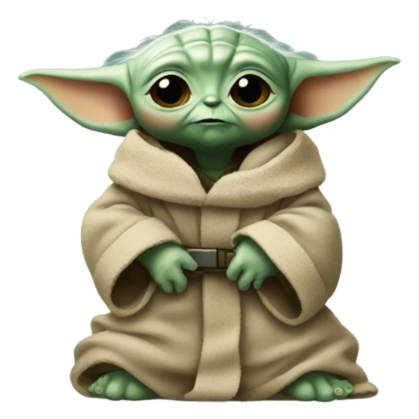 Baby yoda sticker
