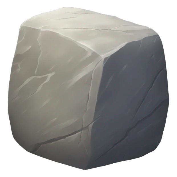 A realistic stone  sticker