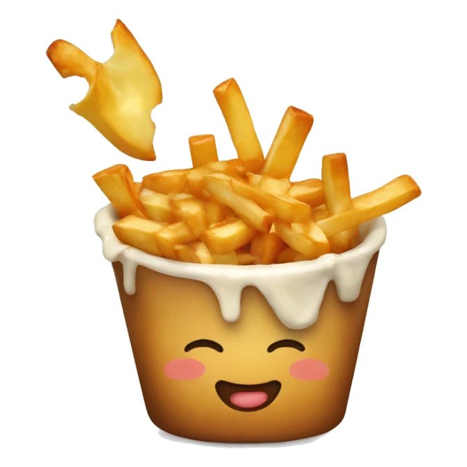 Poutine qui mangé une poutine sticker