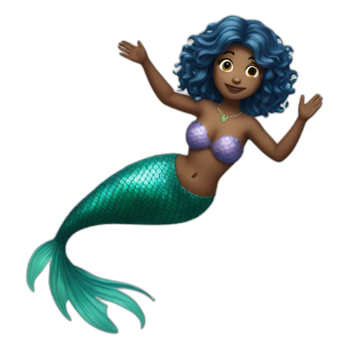 Full body mermaid sticker