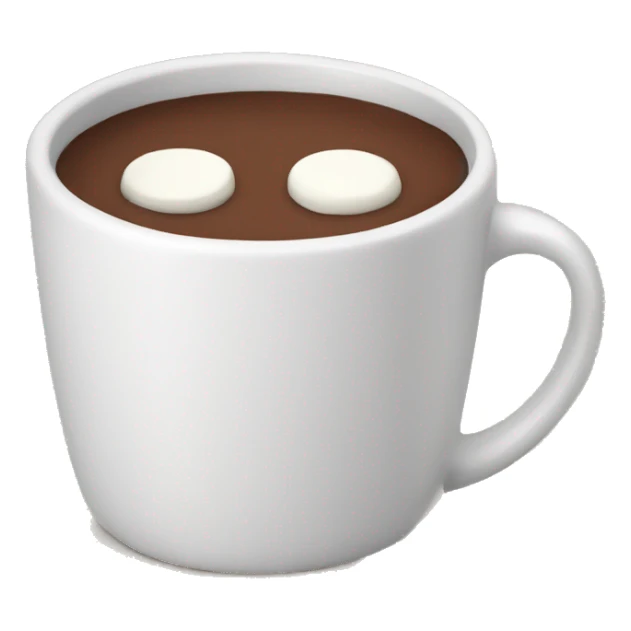 Hot chocolate Christmas cup sticker