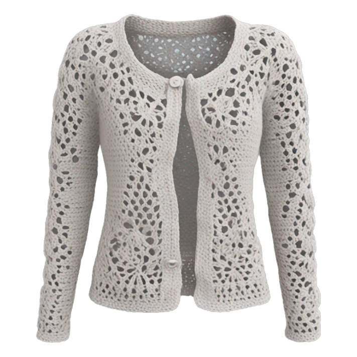 Crochet lace cardigan  sticker