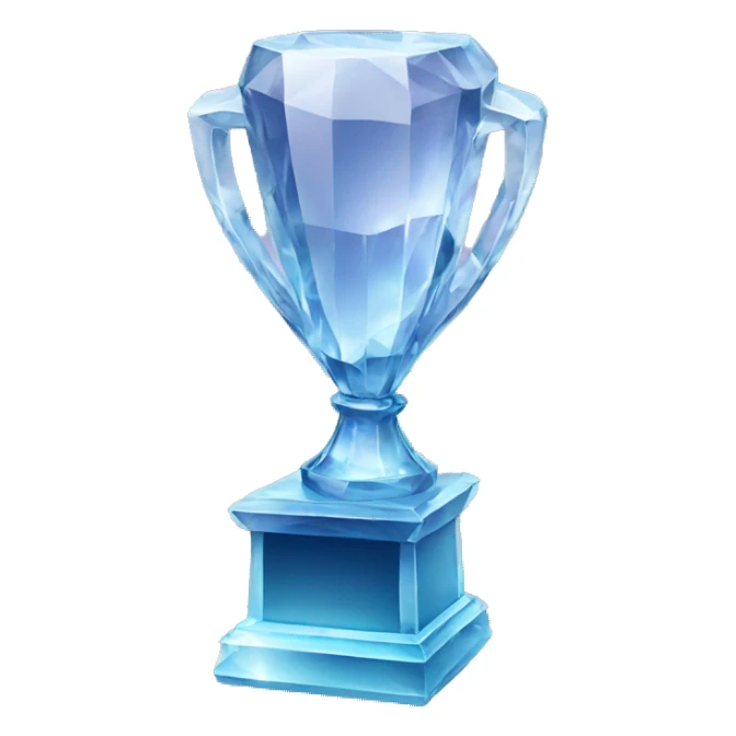 crystal trophy sticker