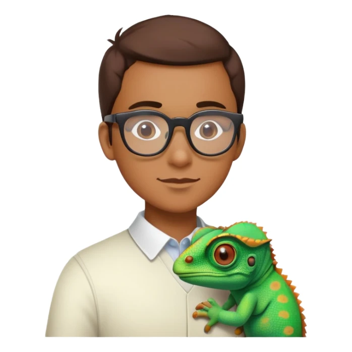 Chameleon developer sticker