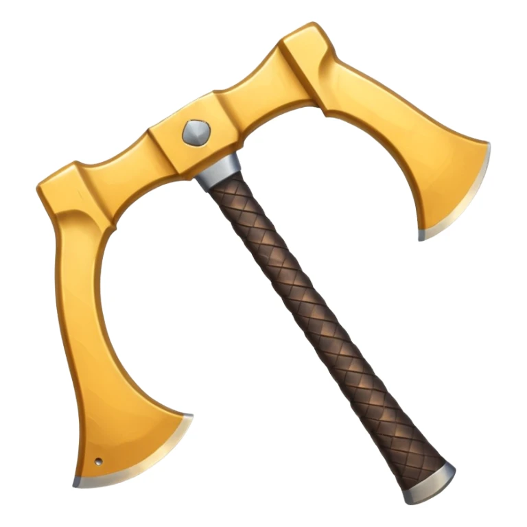 double-headed axe sticker