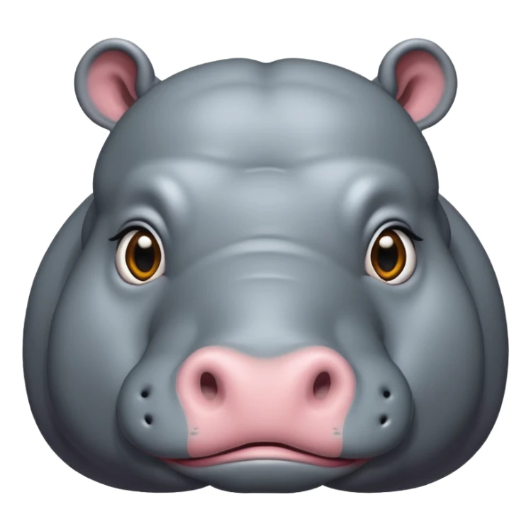 hippo sticker