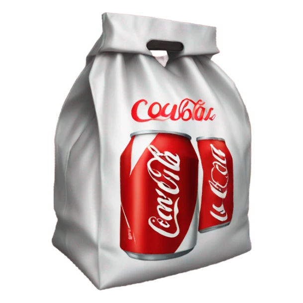 Coke bag sticker