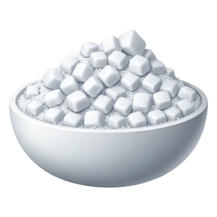 Salt granules sticker